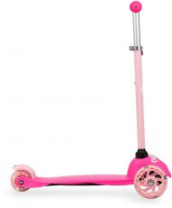Самокат трехколесный QKIDS Lumis pink